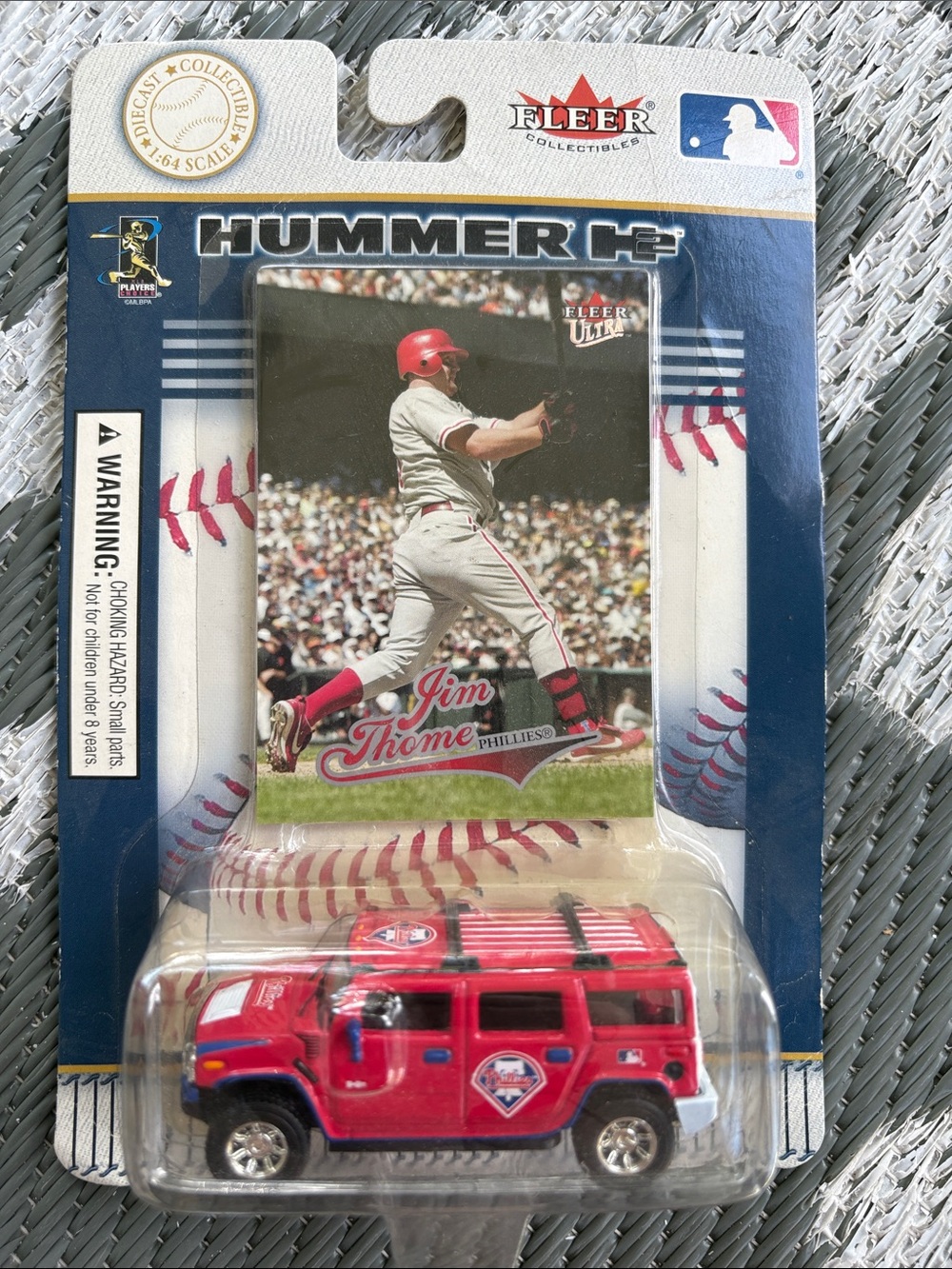 /Hummer H2 MLB Jim Thome Red Die-Cast Collectible